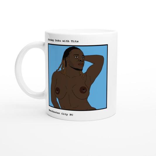 Funny Jérémy Doku Mug by Footballerswith