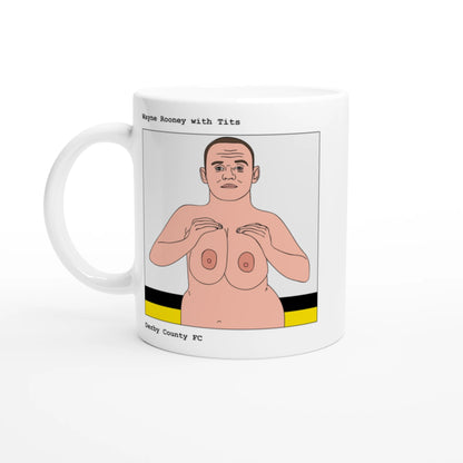Funny Wayne Rooney Mug by Footballerswith
