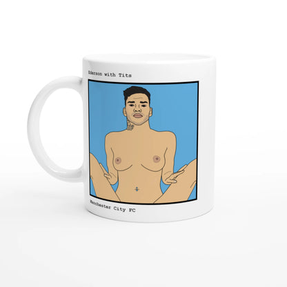 Funny Ederson Mug by Footballerswith
