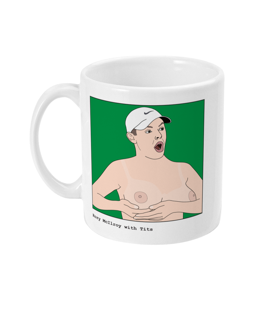 Funny Rory McIlroy Mug by Footballerswith