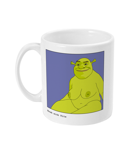 Shrek with Tits Mug