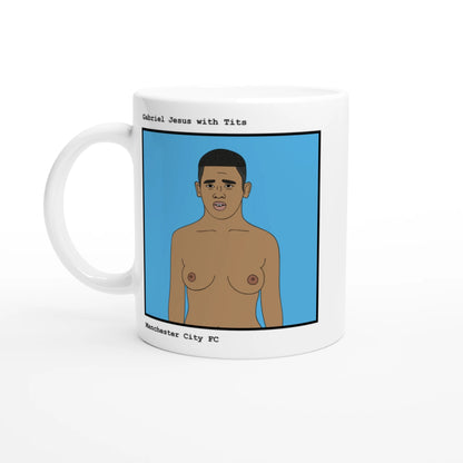 Funny Gabriel Jesus Mug by Footballerswith