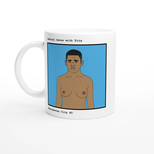 Funny Gabriel Jesus Mug by Footballerswith