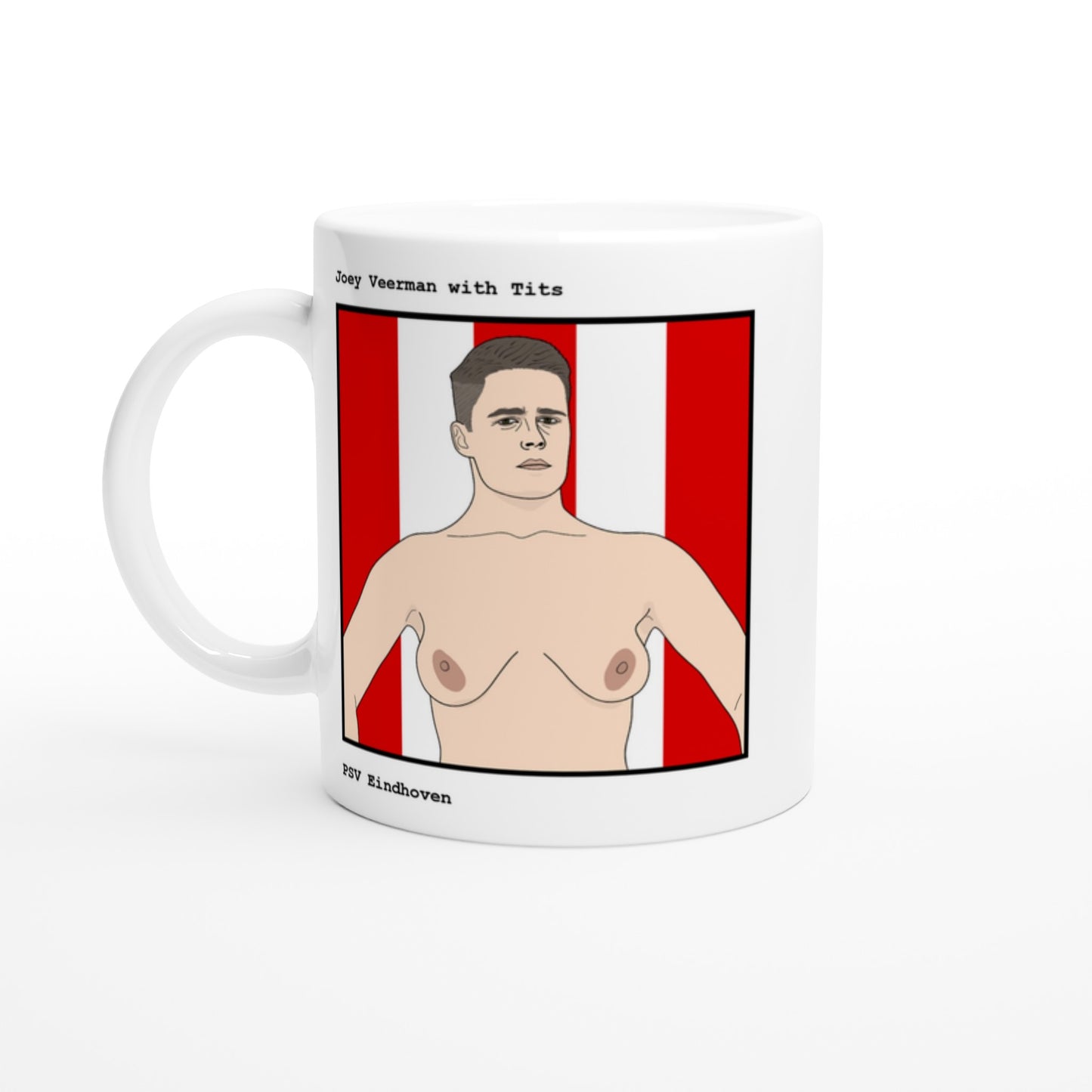 Funny Joey Veerman Mug by Footballerswith