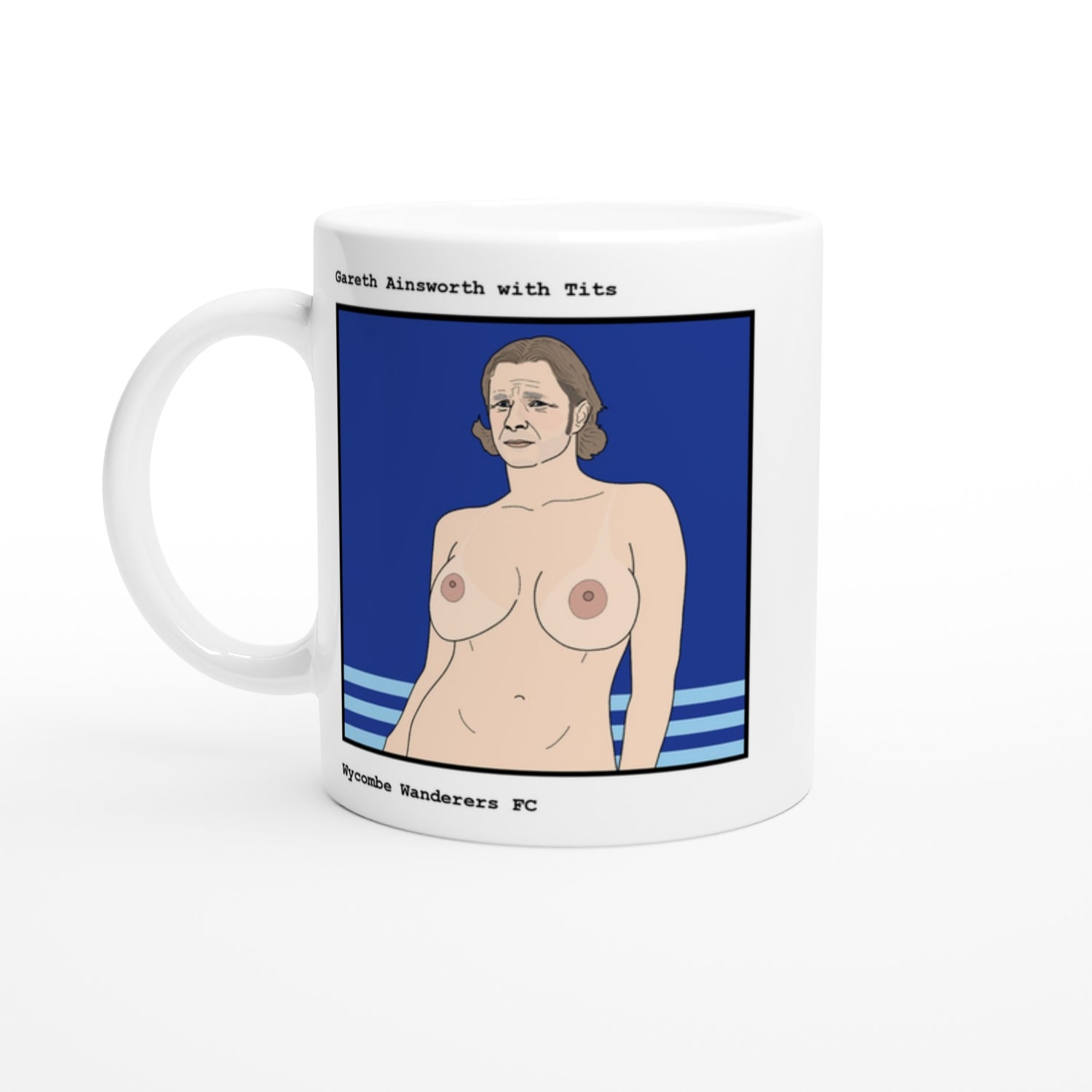 Funny Gareth Ainsworth Mug by Footballerswith