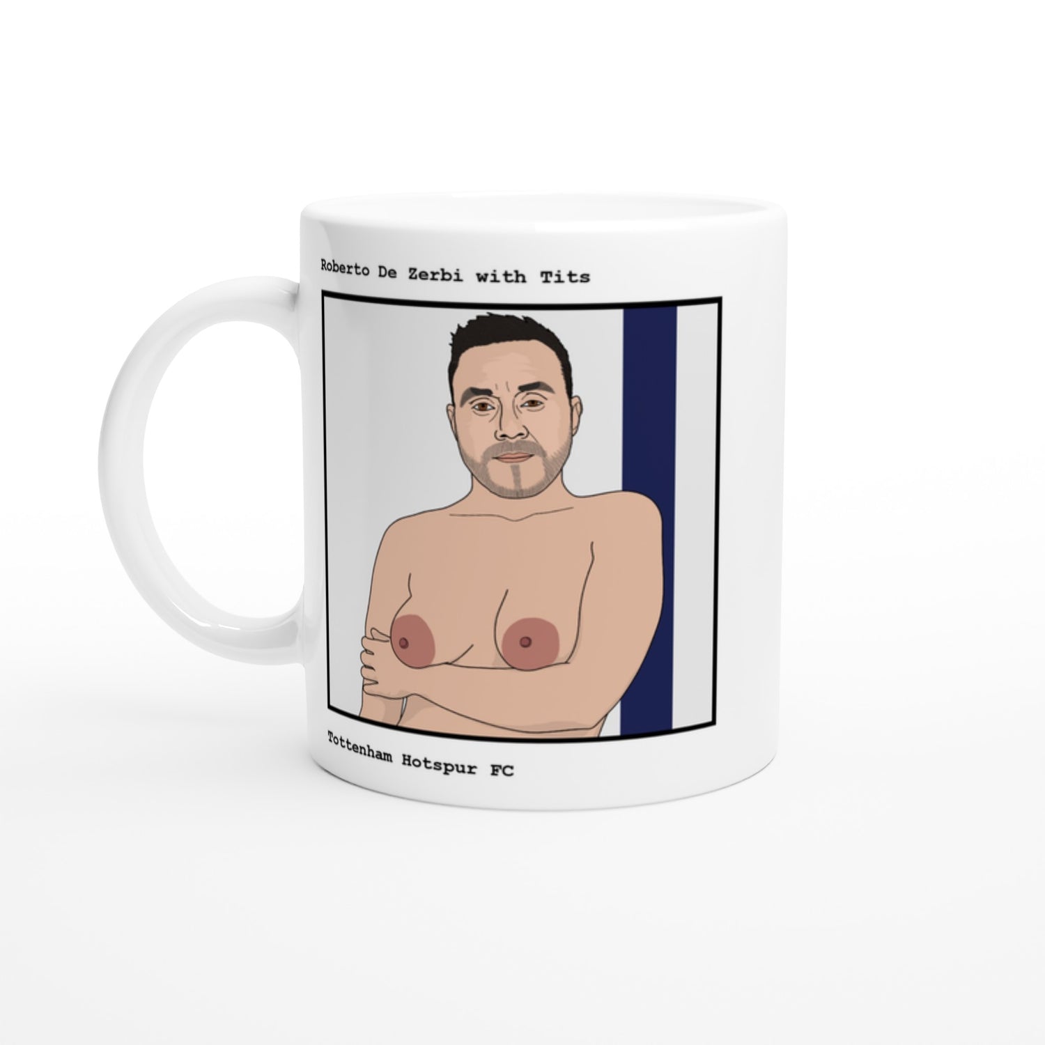 Funny Roberto De Zerbi Mug by Footballerswith