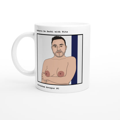 Funny Roberto De Zerbi Mug by Footballerswith