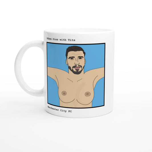 Funny Rúben Dias Mug by Footballerswith