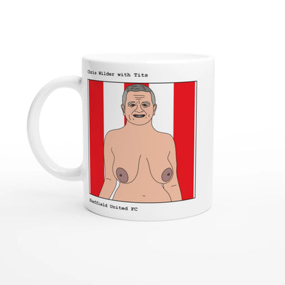 Funny Chris Wilder Mug by Footballerswith