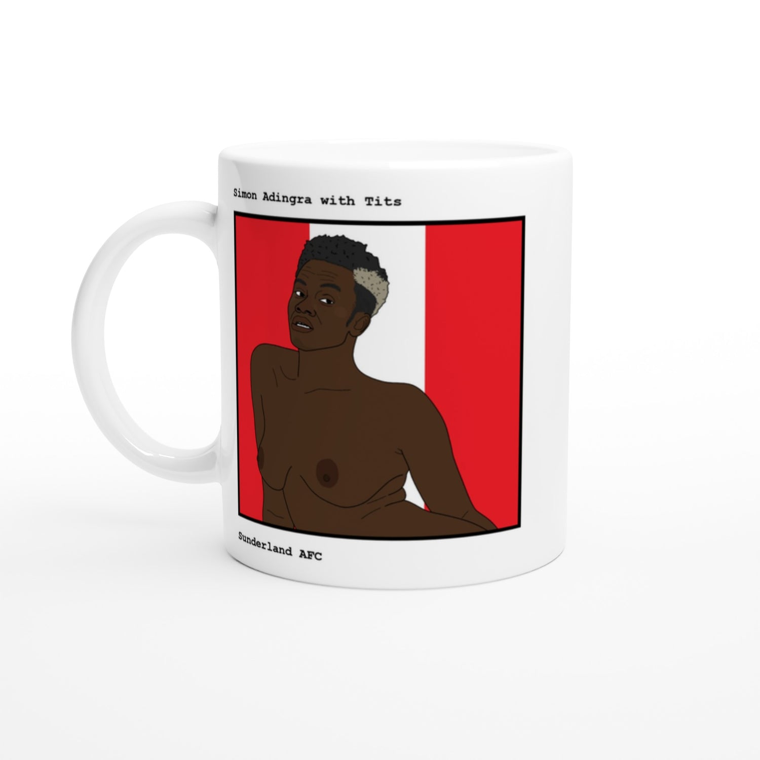 Funny Simon Adingra Mug by Footballerswith