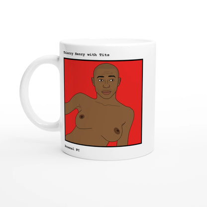 Funny Thierry Henry Mug by Footballerswith