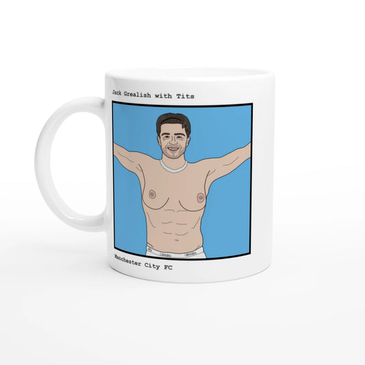 Funny Jack Grealish Mug by Footballerswith