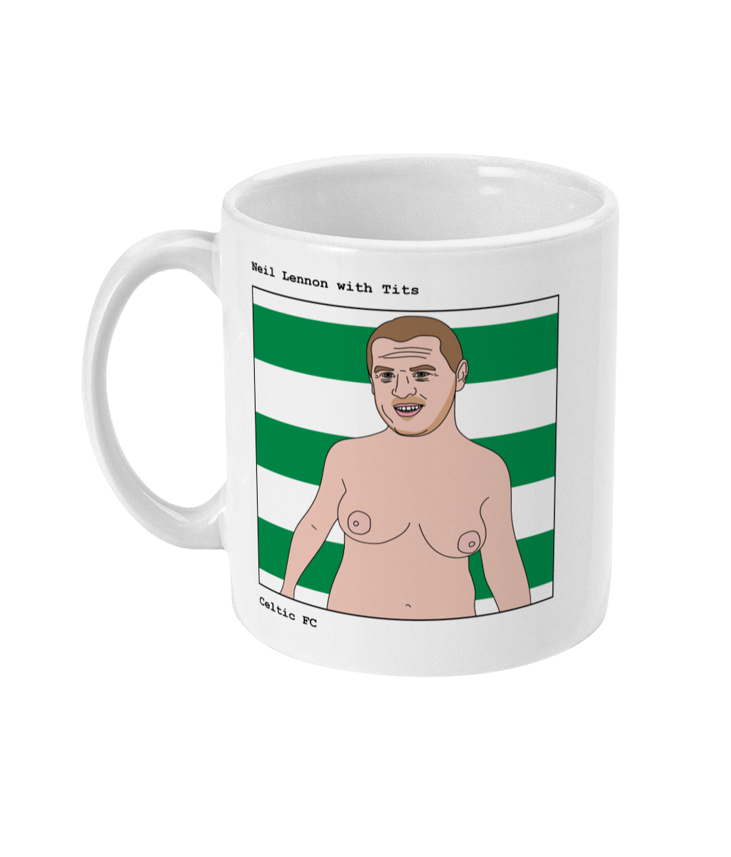 Neil Lennon with Tits - Footballers with Tits