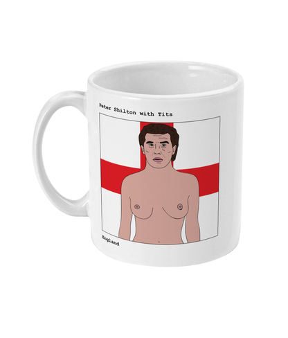 Funny Peter Shilton Mug by Footballerswith