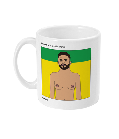 Funny Neymar Jr Mug by Footballerswith
