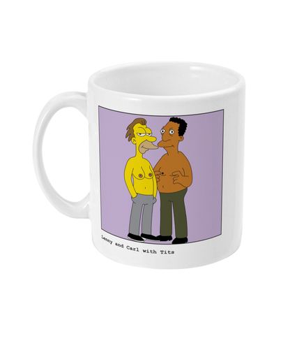 Funny Lenny and Carl Mug by Footballerswith