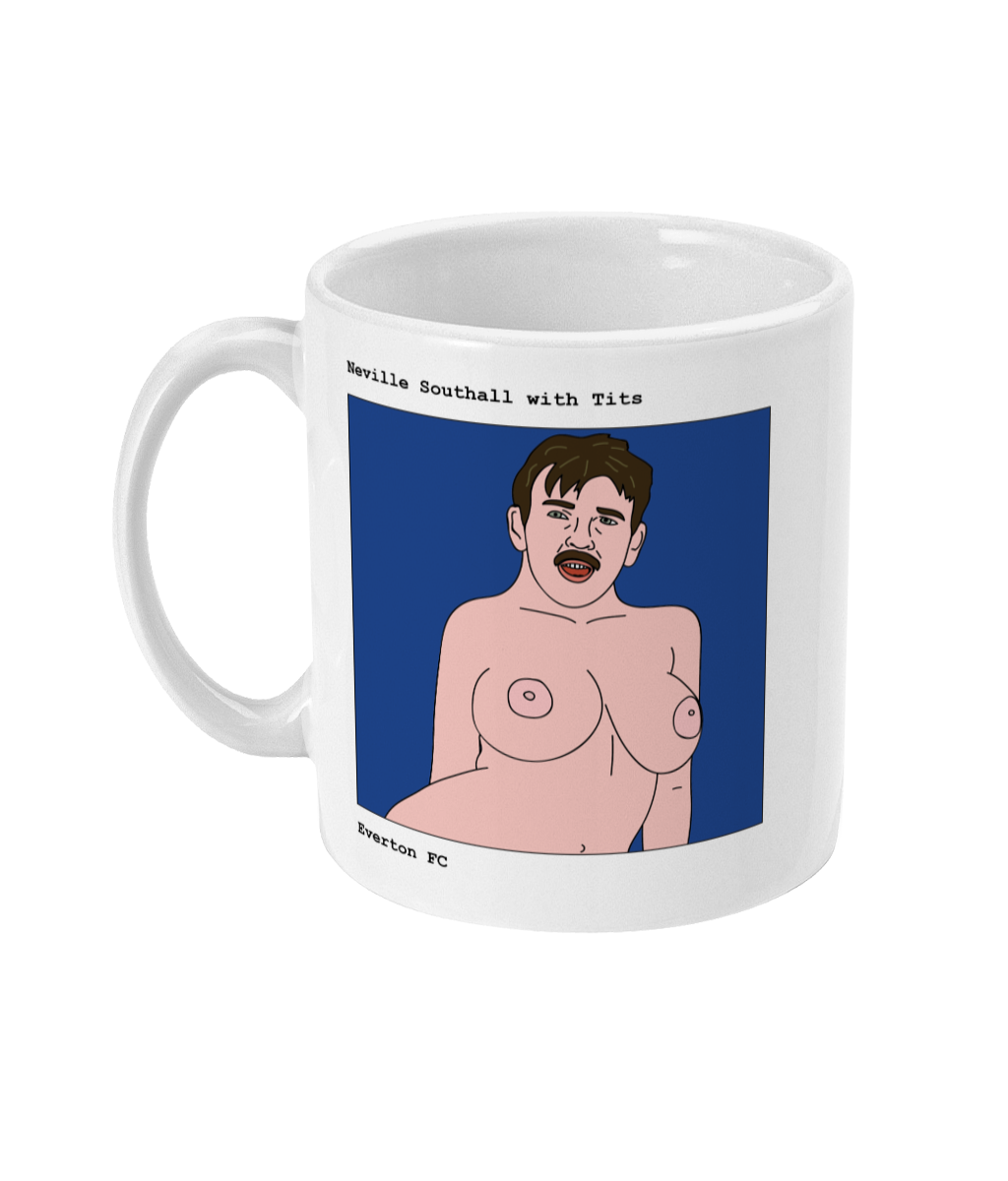Neville Southall with Tits - Footballers with Tits