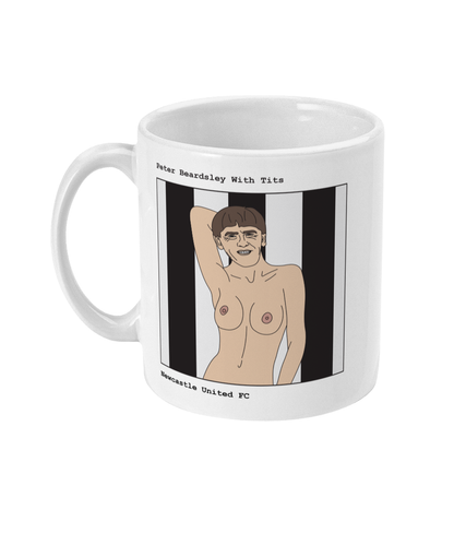 Funny Peter Beardsley Mug by Footballerswith