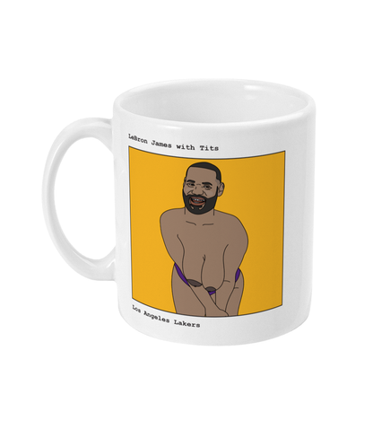 Funny LeBron James Mug by Footballerswith