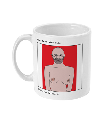 Funny Paul Warne Mug by Footballerswith