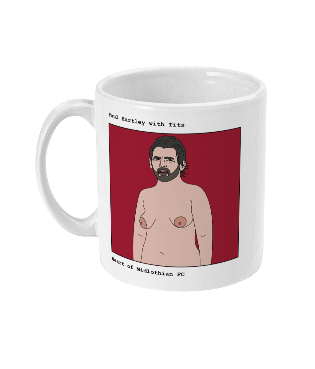 Paul Hartley with Tits - Hearts - Footballers with Tits