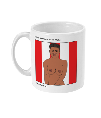 Funny Ollie Watkins Mug by Footballerswith