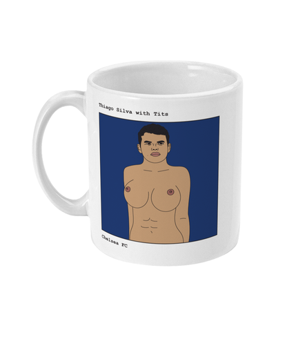 Funny Thiago Silva Mug by Footballerswith