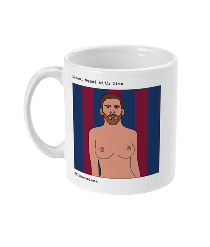 Funny Lionel Messi Mug by Footballerswith