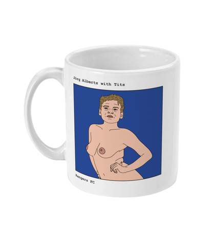 Funny Jörg Albertz Mug by Footballerswith