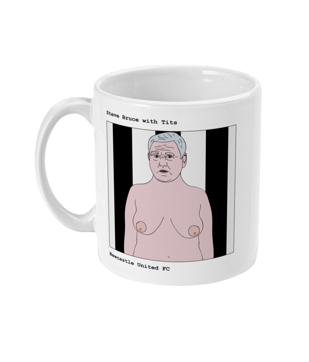 Steve Bruce with Tits - Footballers with Tits