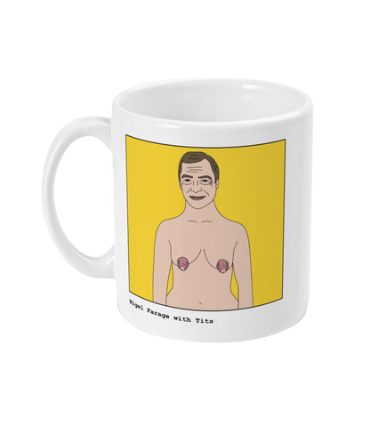 Funny Nigel Farage Mug by Footballerswith