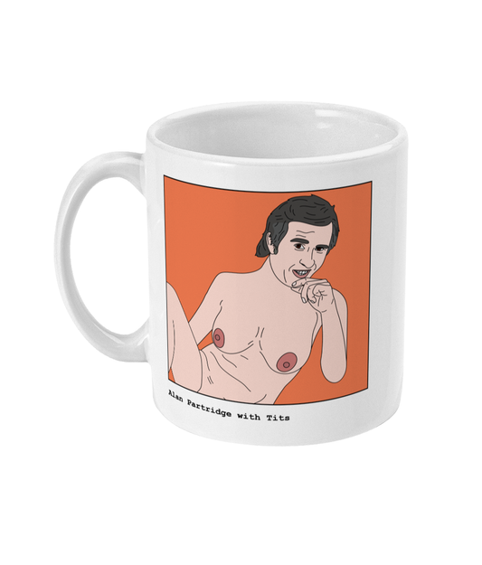 Alan Partridge with Tits