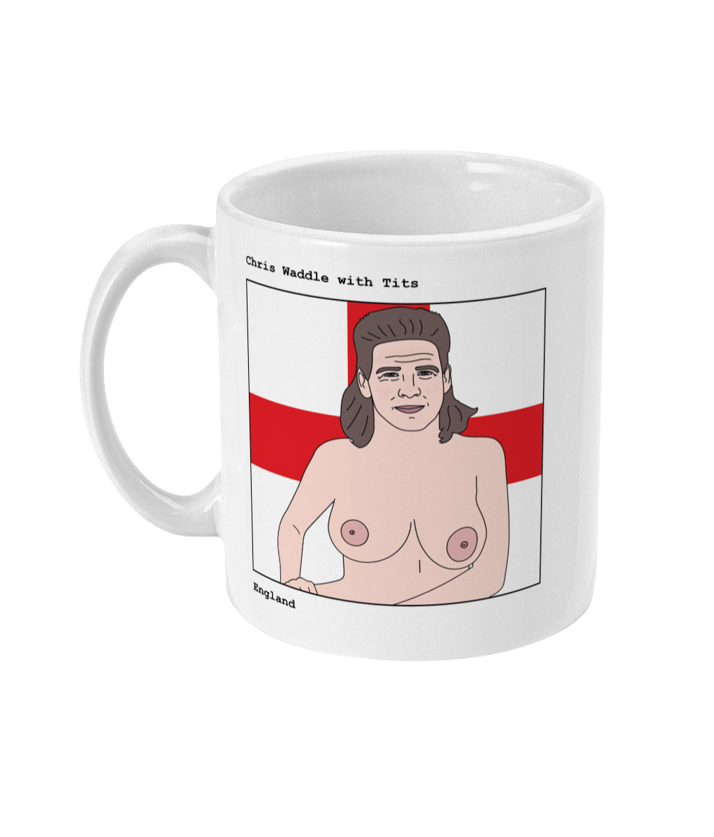 Chris Waddle with Tits - Footballers with Tits