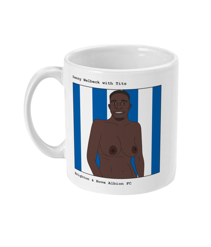 Funny Danny Welbeck Mug by Footballerswith