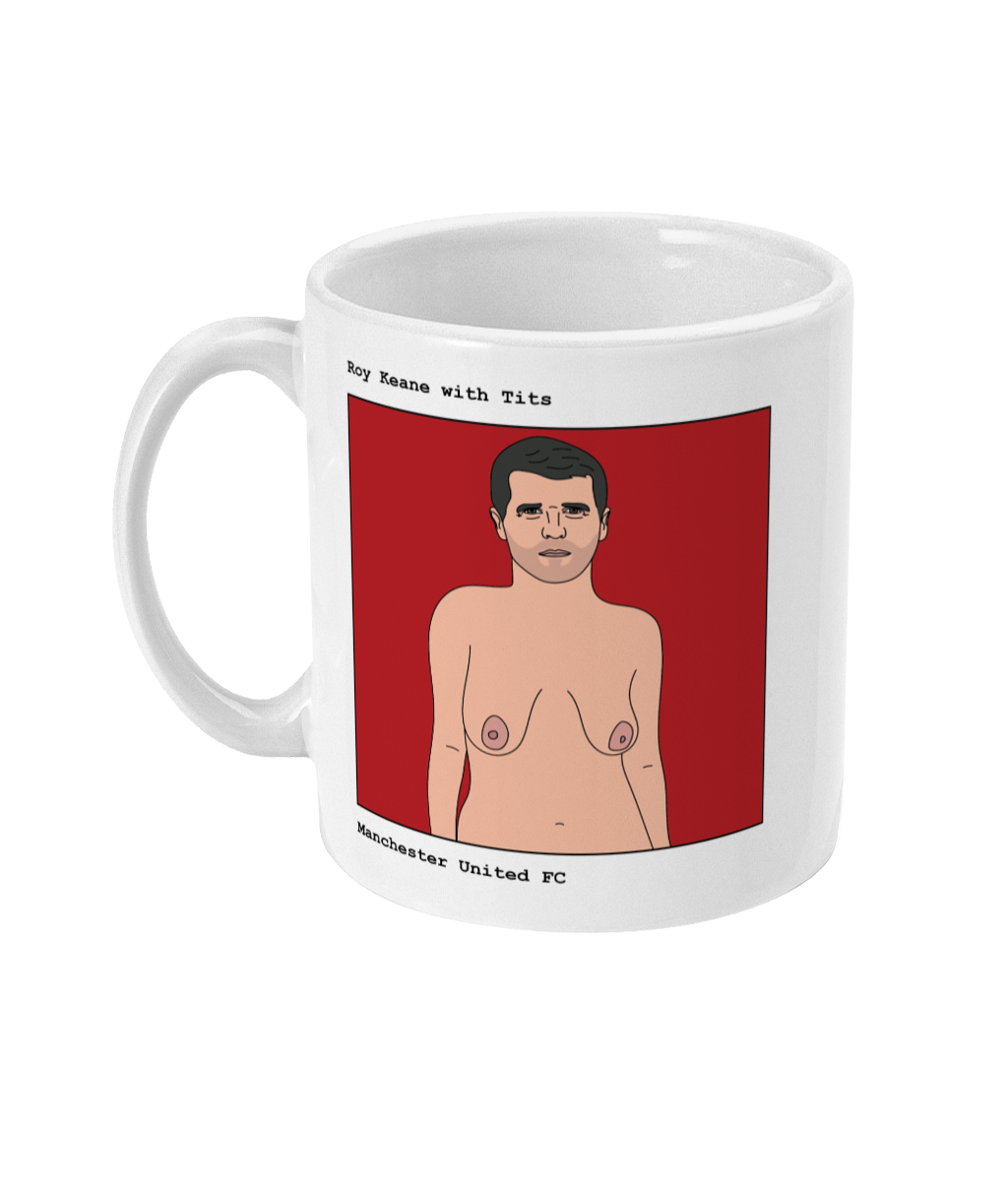 Roy Keane with Tits - Footballers with Tits