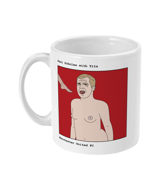 Paul Scholes with Tits - Footballers with Tits