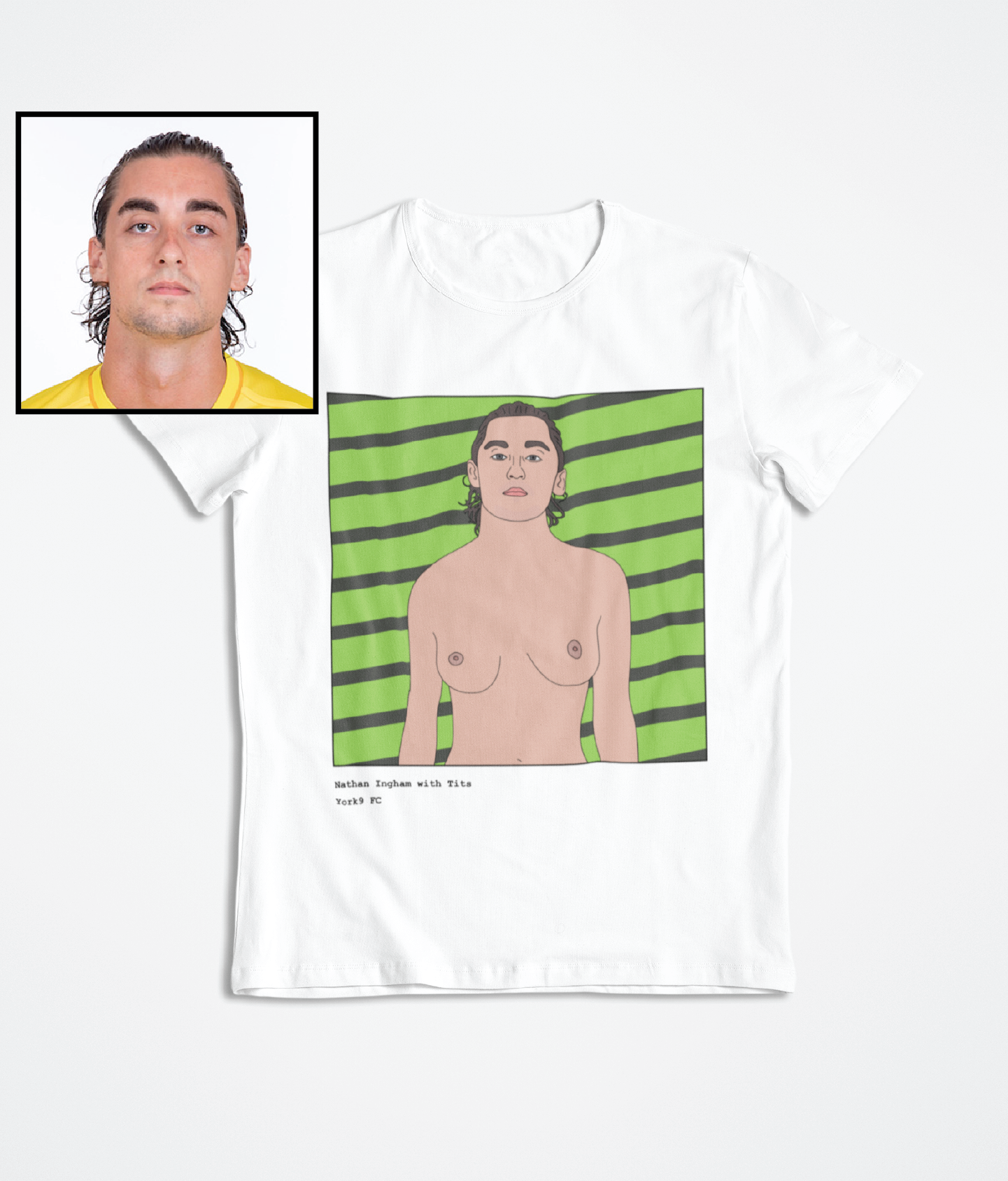 Custom Tits T-Shirt - Footballers with Tits